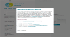 Desktop Screenshot of expertisecentrummantelzorg.nl